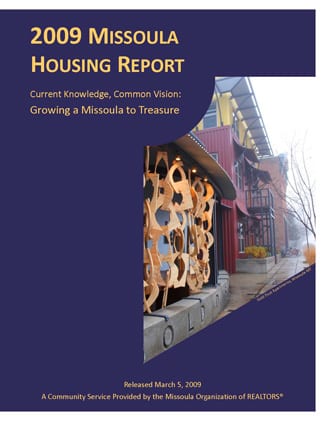 Cover Page, 2009 Missoula Housing Report