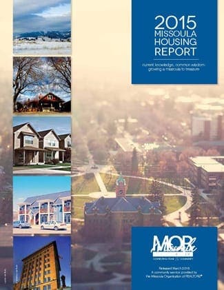 Cover Page, 2015 Missoula Housing Report